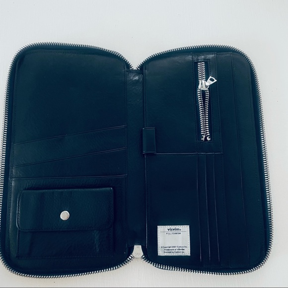 VISVIM ORGANIZED WALLET LEATHER BLACK - Picture 8 of 10